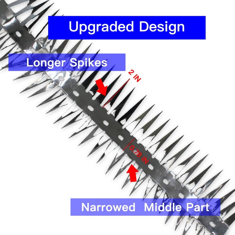 Squirrel Baffle Spikes, Squirrel Deterrent Bird Spikes Effectively Avoid Squirrels,
