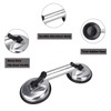 SOLUDE 2 Pack Glass Suction Cup,Aluminium Heavy Duty Vacuum Lifter