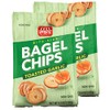 Snacktery Toasted Garlic Bagel Chips - Baked Bagel Crisps for