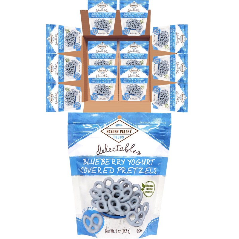 Hayden Valley Foods Blueberry Yogurt Flavored Covered Pretzels | 5