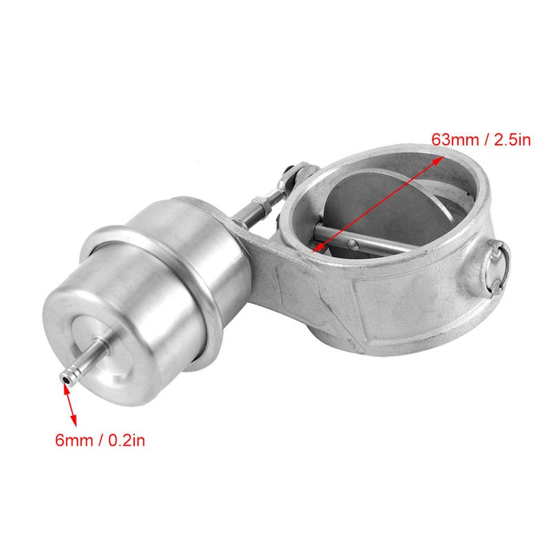 2.5in 63mm Universal Open Style Vacuum Actuator Exhaust Control Valve