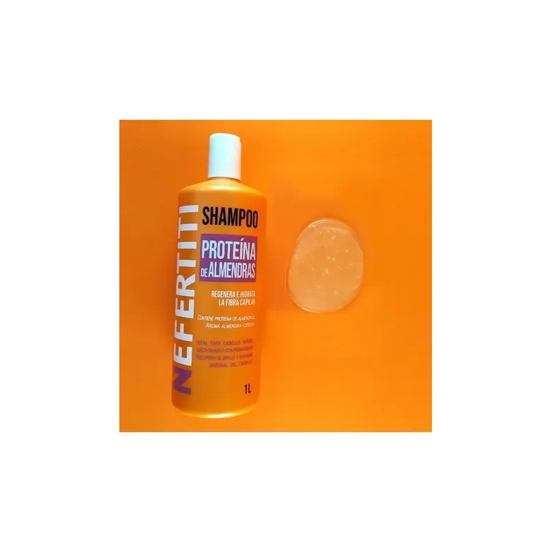 Shampoo Para Cabello Con Almendra Sin Parabenos 1l Nefertiti