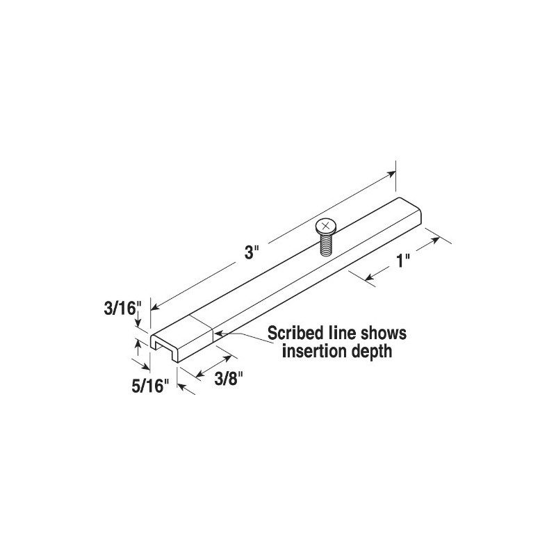 Prime-Line H 3758 Spiral Balance Pivot Bar, 5/8 In., Tilt
