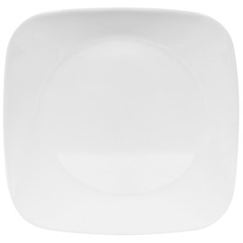 Corelle Square 8-3/4-Inch Luncheon Plate, Pure White