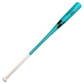SSK Z9 Professional Edge Comp Coaches Wood Fungo Bat 33" 35" 37" - Baseball & Softball – 22+ Colors - 60 Day Warranty (35", Natural/Teal/Black)
