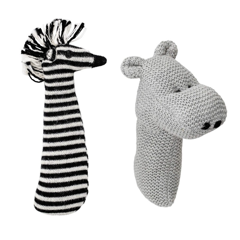 Bloomingville Rattle Multi Colour Cotton Set of 2
