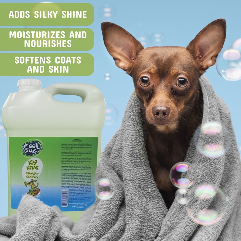 Pet Silk Shampoo, Cool Dog K-9 Kiwi Cucumber, 320 Oz