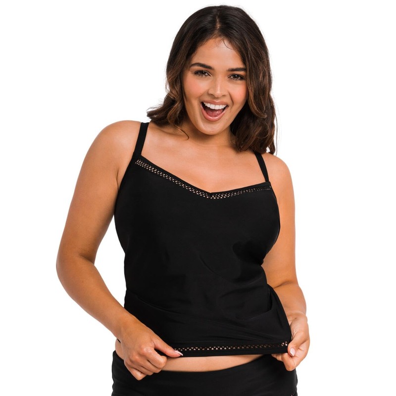Curvy Kate First Class Tankini Top Black 40FF