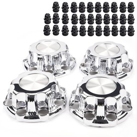 G-PLUS 8 Lugs Wheel Center Cap HubCaps, Compatible with 2001-2007 Chevy Silverado/GMC Sierra 1500;1999-2008 Silverado/Sierra 2500,Fit Suburban/Yukon XL 2500 2000-2008 16 Inch Rim,4Pcs