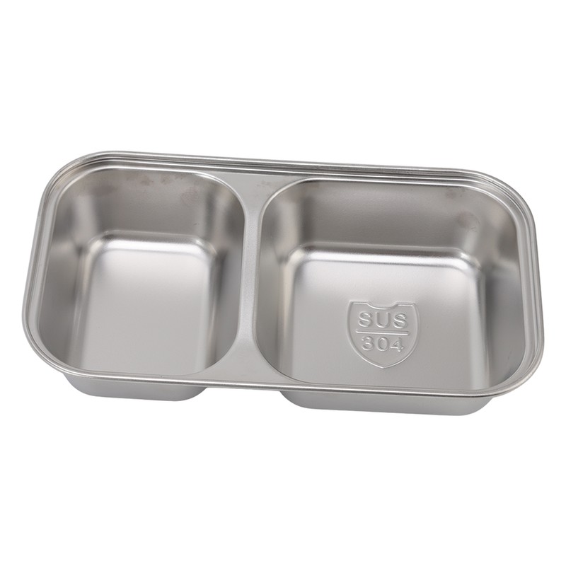 Bento Box 304 Stainless Steel Microwaveable with Chopsticks and Spoon