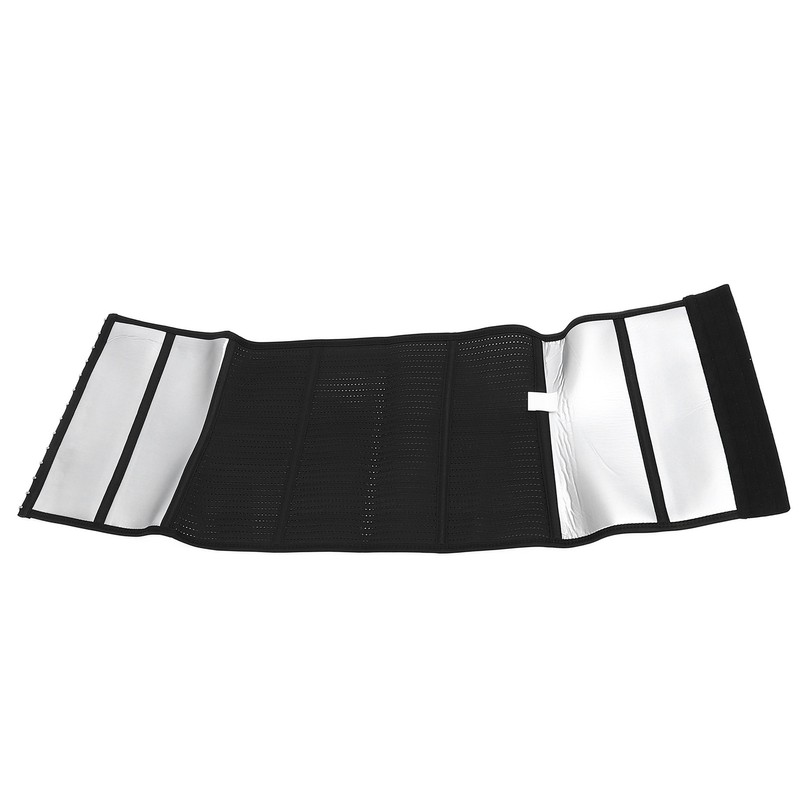 Waist Trainer Corset Shapewear Tummy Control 3 Row Hook Black