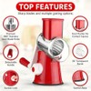 RJP Rotary Cheese Grater & Vegetable Slicer with Three Drum