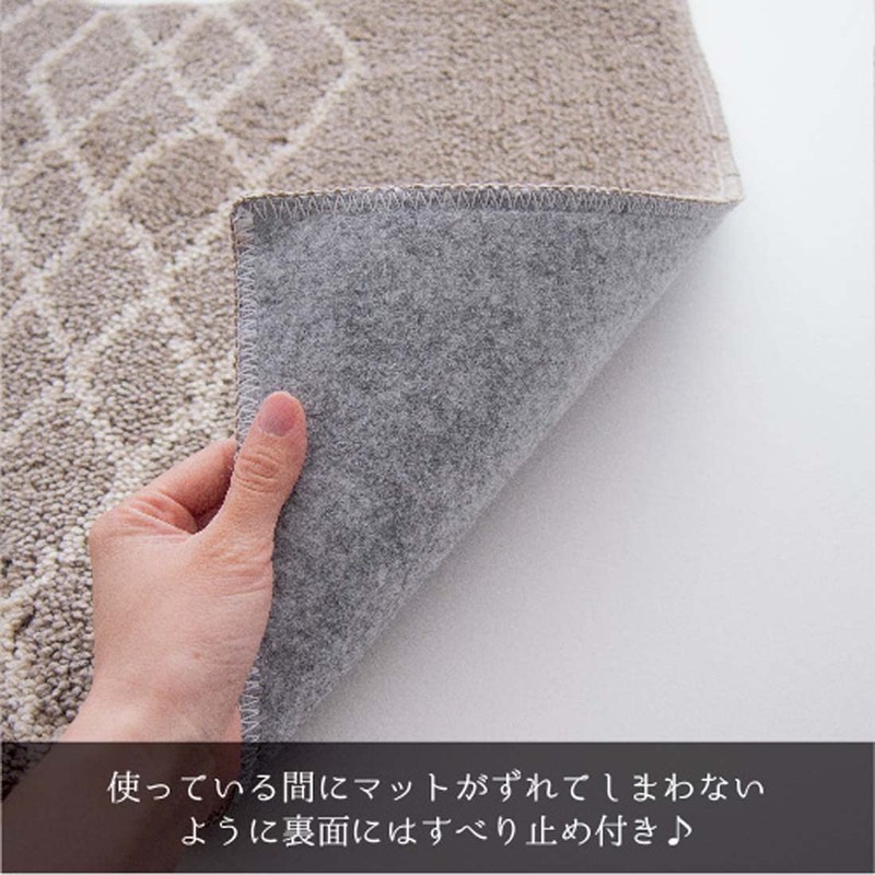 Fluffy and Fluffy Texture Toilet Mat, 23.6 x 23.6 inches