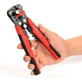 Automatic Wire Stripper 3 in 1 Self Adjusting Wire Cutter for Electric Stripping Cable Cutting Crimping Tool 10-24AWG