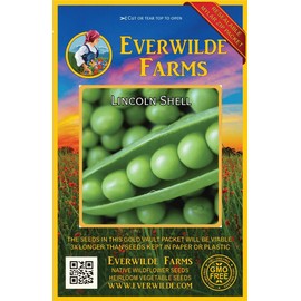 Everwilde Farms - 1 Oz Lincoln Shell Pea Seeds - Gold Vault