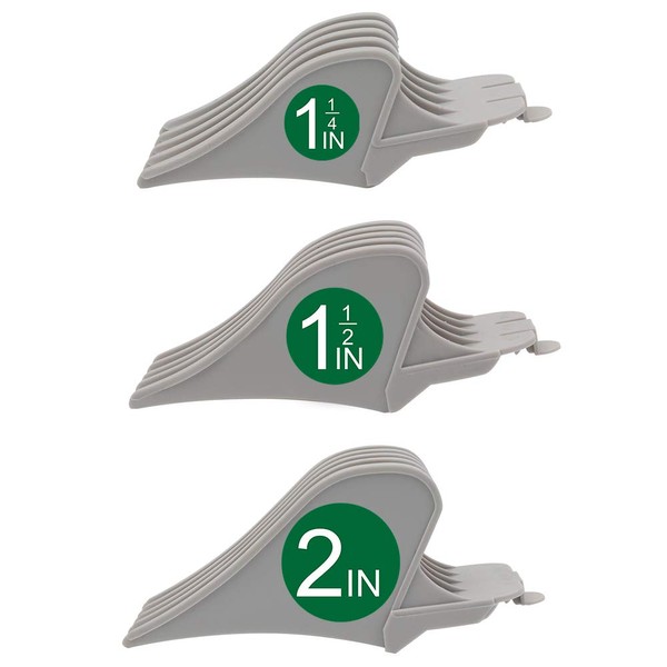 Guías profesionales para cortapelos de 1 y 1/4 pulgadas, 1 y 1/2 pulgadas, 2 pulgadas, Mega NO.16 NO.12 NO.10 se adapta a la mayoría de las cortadoras Wahl (NO.10+NO.12+NO.16, Blanco)..