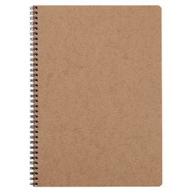 Clairefontaine 781422C Spiral Book DIN A4 21 x 29.7 cm Age Bag Squared 50 Sheets 1 Piece Brown
