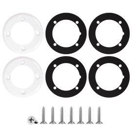 2 PCS SPX1408B Vinyl Swimming Pool Return Faceplates and SPX1408C Gasket Compatible with Hayward Pool Wall Fitting Kit