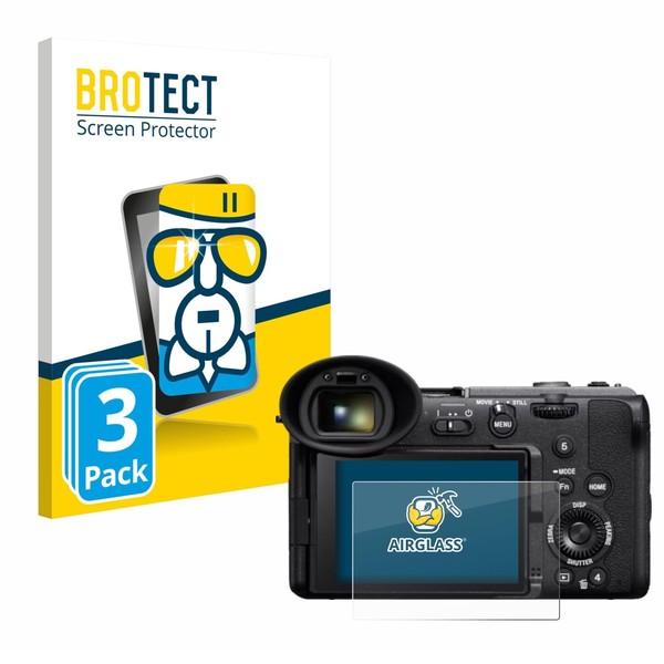BROTECT Protective Glass for Sony Cinema Line FX2 (Pack of