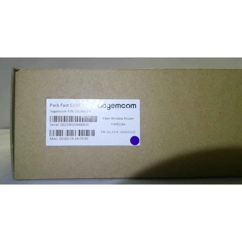 Sagemcom Frontier Sagemcom Fast-5290 Fiber Wireless Router FWR226e