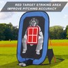 PGL 3x4.5FT Baseball Pitching Target, Pop Up Baseball Net with
