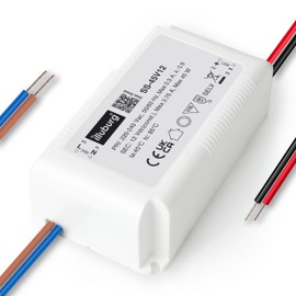 illuburg LED Transformer 12 V 45 W Flicker-Free for LED Strip G4 GU5.3 LED Power Supply Driver Transformer Driver