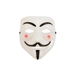 FNA FASHIONS® Guy Fawkes Mask -V for Vendetta， Anonymous Hacker Cosplay Party Mask