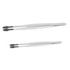 Healeved 10pcs Stainless Steel Craft Tweezers Precision Flat Head Tweezers