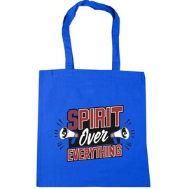 Hippowarehouse Spirit Over Everything Tote Shopping Gym Beach Bag 42cm x38cm, 10 litres