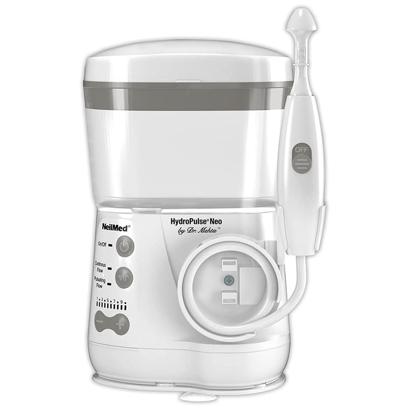 NeilMed HydroPulse Neo. Multi-Speed Electric Pulsating Nasal Sinus Irrigation System
