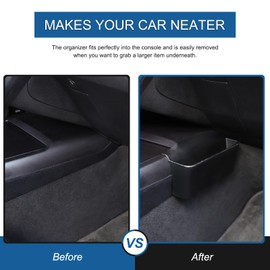 CHEAYAR Car Central Control Side Storage Box Compatible with Acura RDX 2013-2018, Gear Shift Console Side Tray Organizer Tacoma Interior Storage Accessories Suitable for automatic transmission