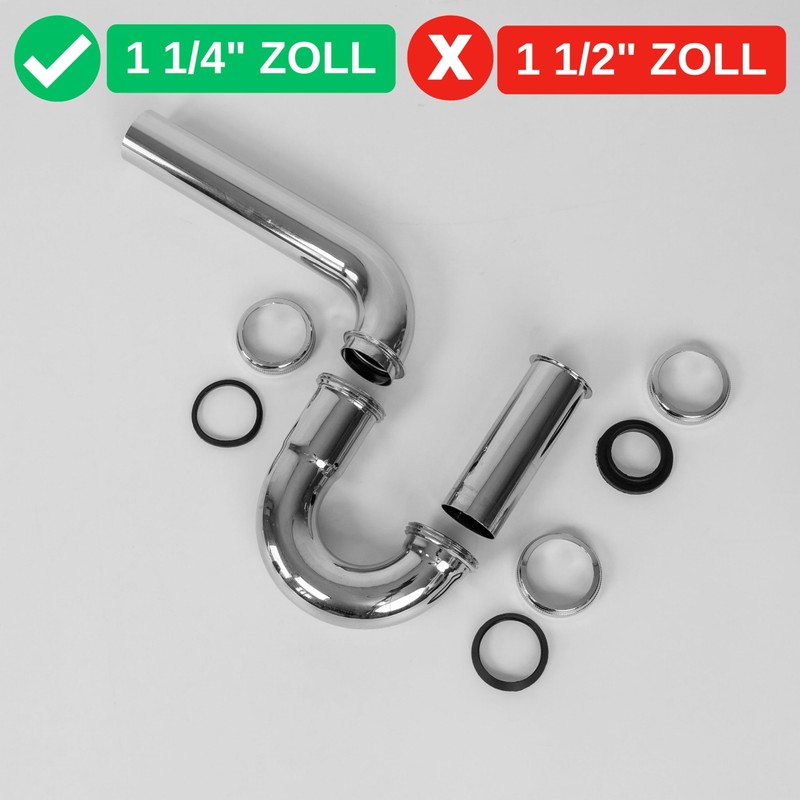 Seal Set for 1 ¼ Inch Siphons, 4 x Wedge