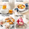 Cosamtec Silicone Oven Mitts Heat Resistant Mini Oven Gloves and