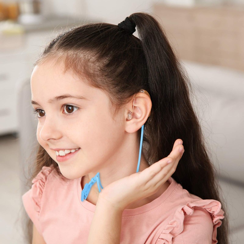 BBTO 4 Pcs Hearing Aid Clips for Seniors Adults to