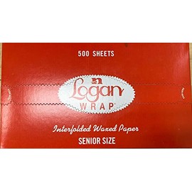 Logan Wrap FLOW10 Senior Deli Wax Sheets. Interfolded Sheets of 10 x 10.75 Inches. Pack of 500