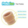 Pack of 5 Protectoe Toe Cushion Tubes, Toe Protectors, Toe