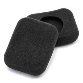 vhbw Ear Pads Replacement Pads Compatible with Bang & Olufsen Form 2, 2i Headphones Headset, Black