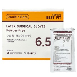 Double Safe Sterilized Latex Gloves for Surgery 6.5 Gaju BEST-FIT / 더블세이프 수술용 멸균 라텍스장갑 6.5 가주BEST-FIT