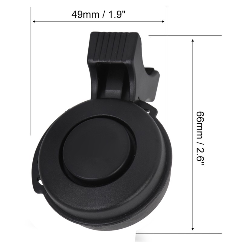 Waterproof Bicycle Horn USB Rechargeable Bike Ring Bell for 22‑31.8mm