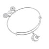 Alex and Ani Star and Moon Charm Bangle