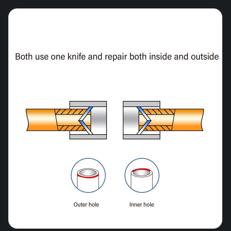 Pipe Tubing Reamer Robust Stainless Steel Pipe Reamer Connector Tube