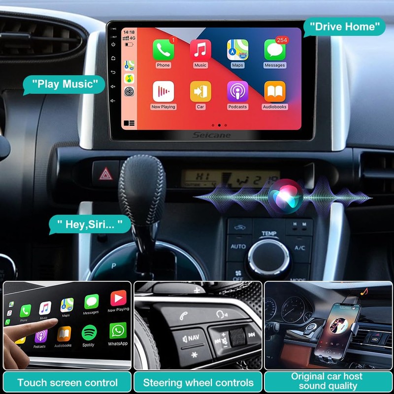 Mineup CarPlay Wireless Adapter, 2-in-1 Wireless Android Car & Carplay