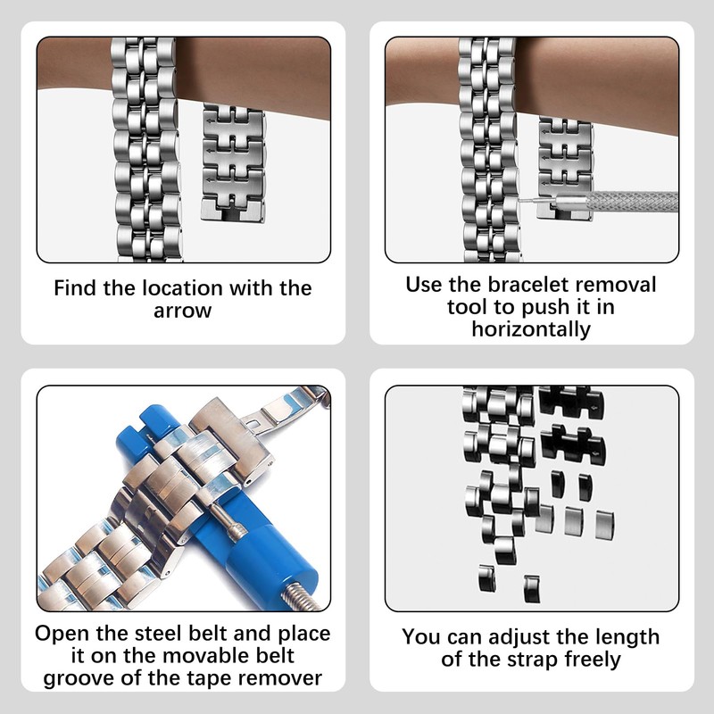 Watch Link Remover Tool Kit – Aluminum Alloy Spring Bar