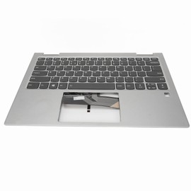 Keyboard for Yoga Silver Color Wear Resistant Strong Metal with Backlit Laptop Palmrest for Yoga 730 13IKB