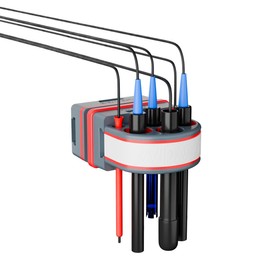 AvidAqua MPO Quattro Magnetic 4 Probe Organizer for Apex, Hydros, pH, Temp Probes - Compact 4-Probe Holder for Aquariums & Reef Tank Sump