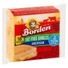 Borden American Fat Free Singles Cheese 3/4 oz, 16 Slices