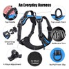 PoyPet No Pull Dog Harness, Reflective Vest Harness with 2