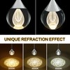 Dnshjue 1-Light Teardrop Crystal Pendant Light - Chrome Finish Globe