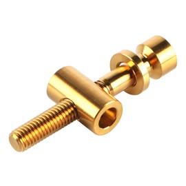 Sarini M5 Titanium Bolt for Bicycle Seatpost 35mm Strong Connection Durable Titanium Screw Lightweight Gold Color Replacement Part 6.5g