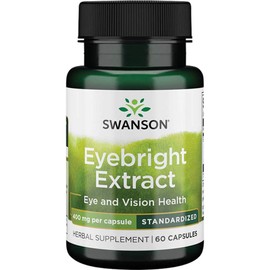 Swanson Eyebright Extract 400 Milligrams 60 Capsules